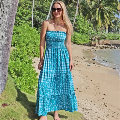 Palaka Leaf Teal_Nohea Maxi
