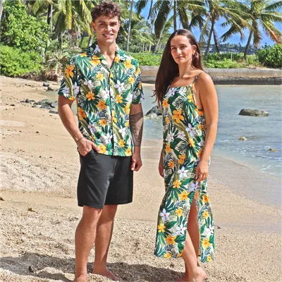 Sunlit Tiare_Seaside Shirt~Lila Maxi