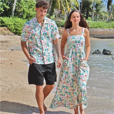 Island Ivory_Seaside Shirt~Valani Maxi