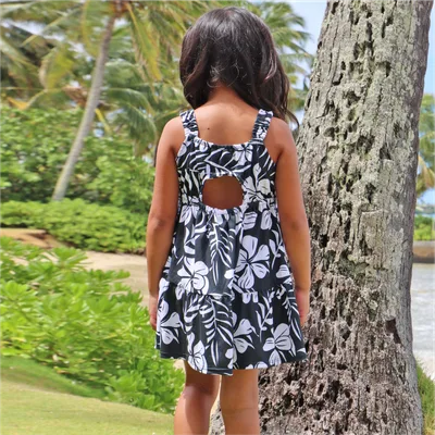 Midnight Hibiscus_Maribel Dress-Back